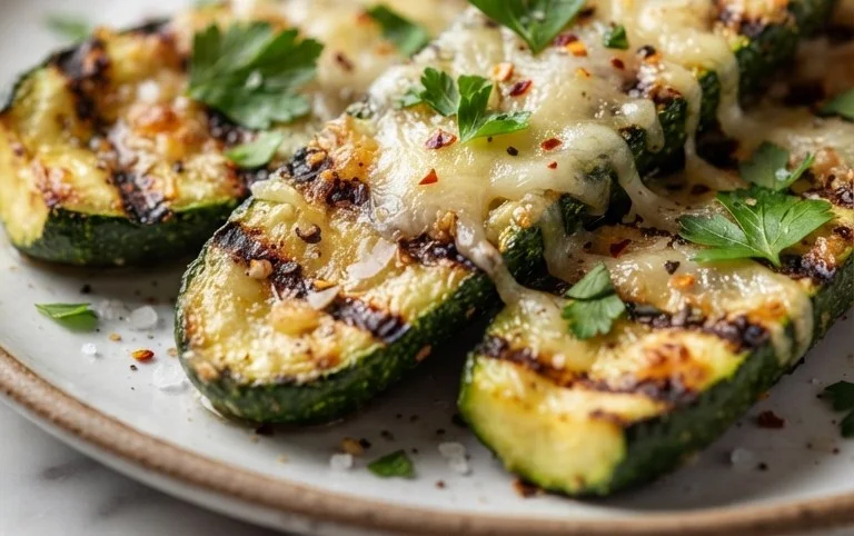 Grilled Zucchini with Parmesan