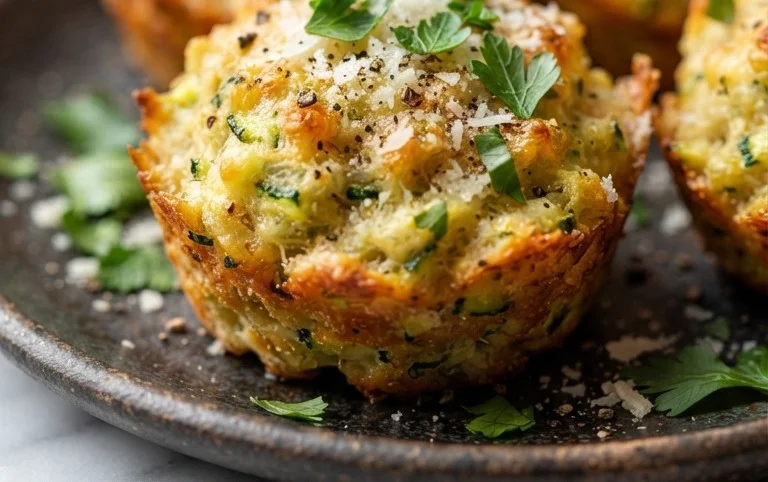 Zucchini Garlic Bites