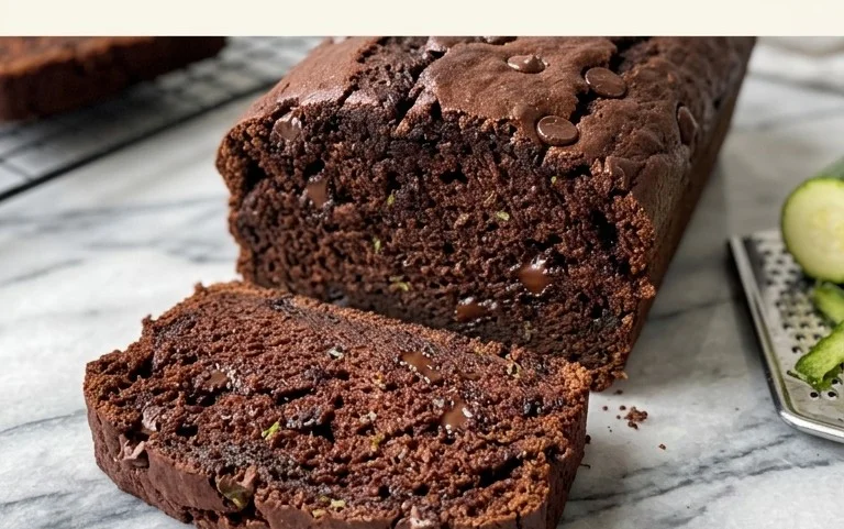 Double Dark Chocolate Zucchini Bread