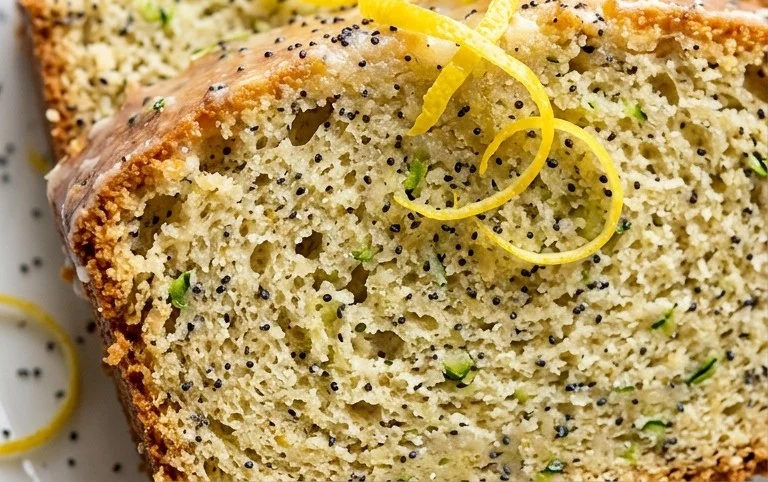 Easy Lemon Poppy Seed Zucchini Bread