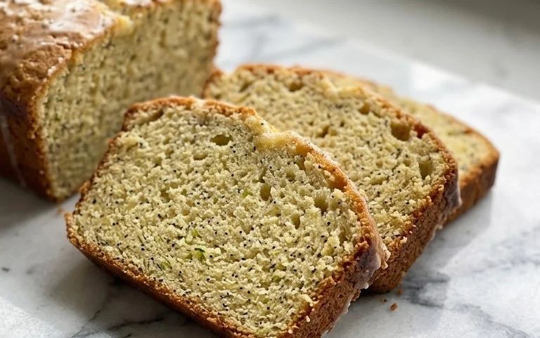 Easy Lemon Poppy Seed Zucchini Bread